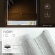 preview thumbnail 3 of 5, GoDear Design 99.99% Blackout Magnetic Roman Shades, No Drill Cordless Woven Fabric Blinds-Multiple Widths Available, Ivory