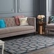 preview thumbnail 5 of 16, Hand-Tufted Korolevu Wool Rug Grey - 6' x 9'