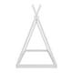 preview thumbnail 11 of 11, Twin Size House Floor Teepee Bed with Tent, Wood Low Montessori Bed Frame for Kids Teens Boys Girls, No Spring Box Needed