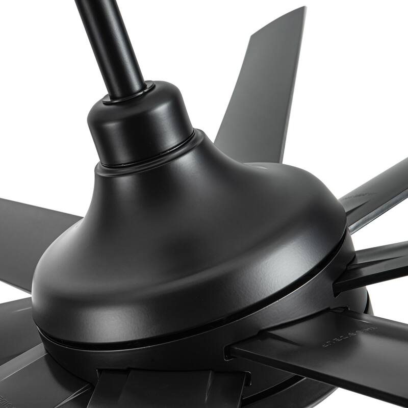 65-inch Large 8-Blade Ceiling Fan with Remote Downrod without Light