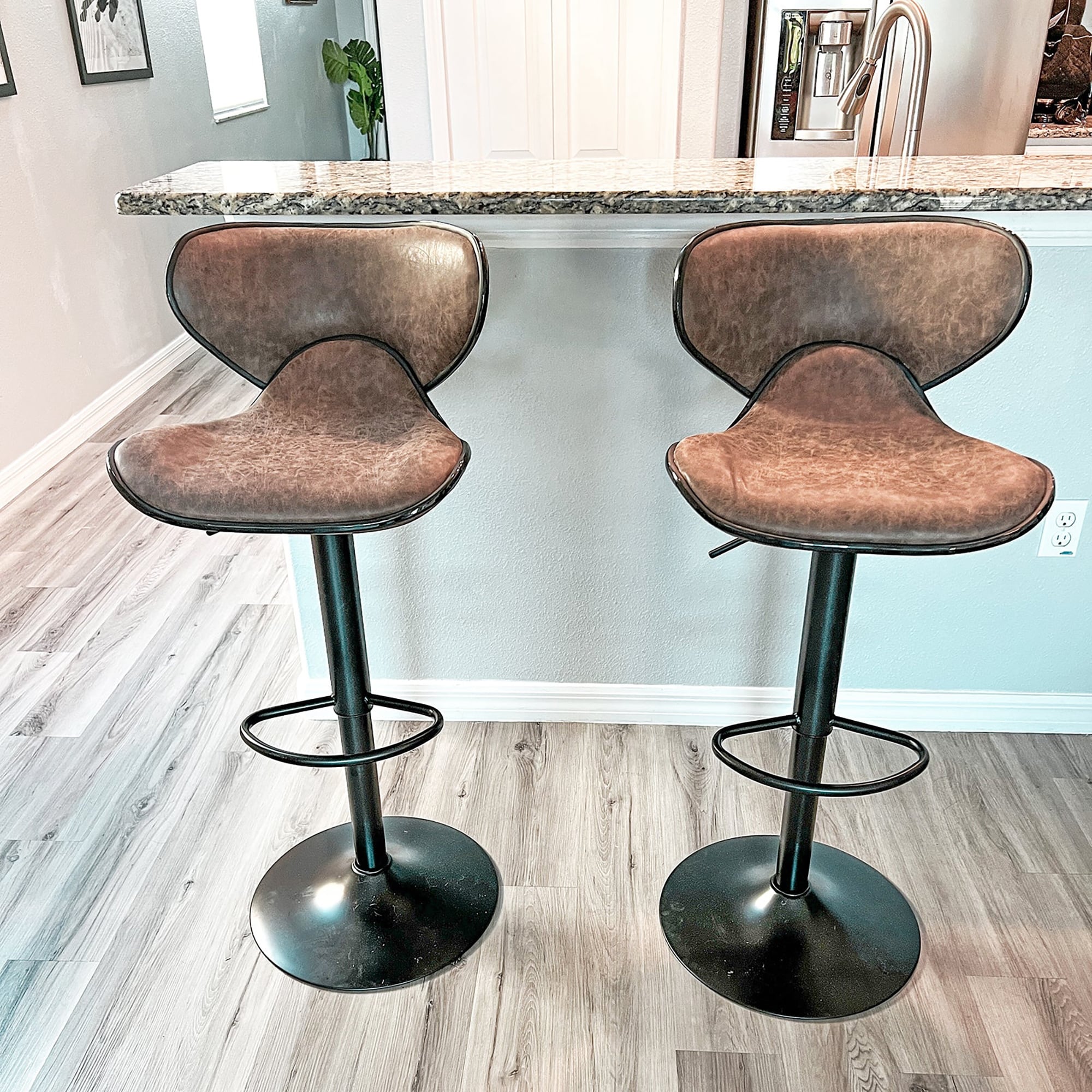 Alpha home deals swivel bar stool