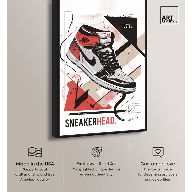 Stylish Sneakerhead Canvas by Art Remedy
