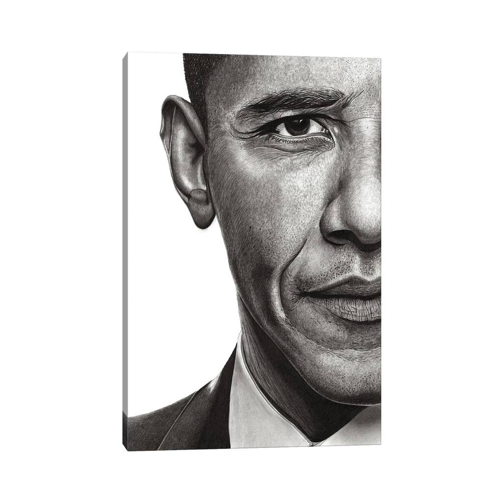 iCanvas "Obama" by Paul Stowe Canvas Print
