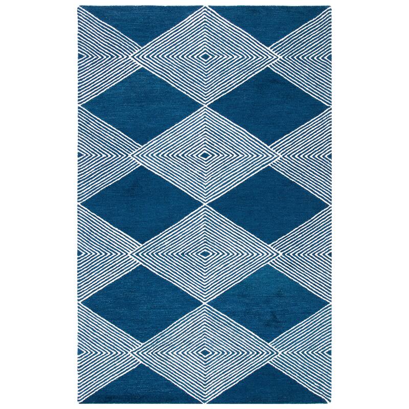 SAFAVIEH Handmade Micro-Loop Samin Wool Rug