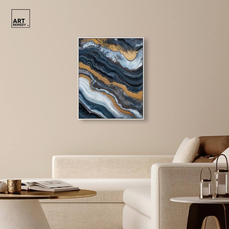 Acrylic Flow I Canvas by Art Remedy
