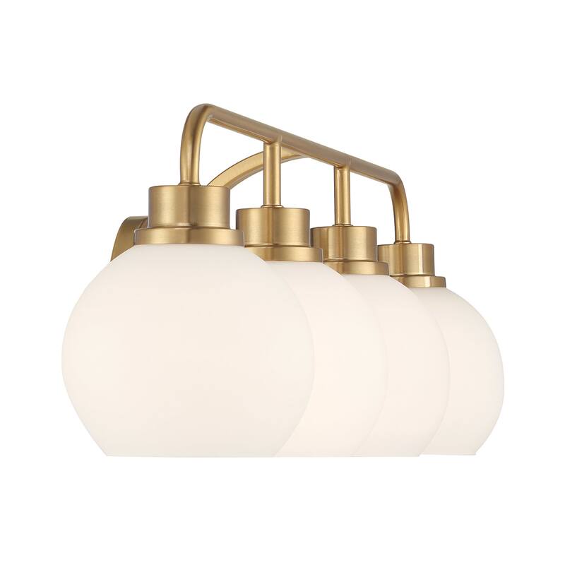 Bellevue SHBF77582 4 Light 32" Wide Vanity Light with Opal Glass