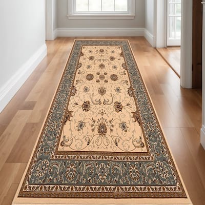 HomeRoots Oriental Traditional Runner Area Rug - 168 in. x 27 in. x 0.35 in.