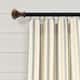 Lush Decor Farmhouse Stripe Yarn Dyed Cotton Window Curtain Panel Pair