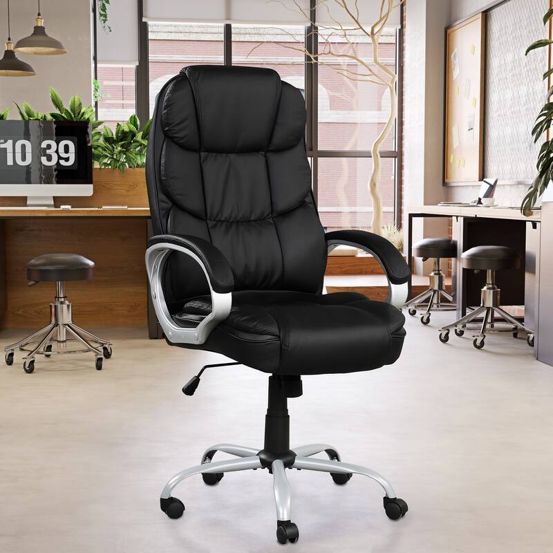 Sealy® Kronos Black High Back Ergonomic Swivel Office Chair