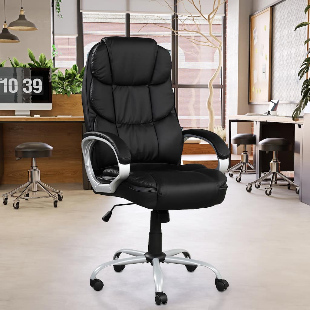 Sealy® Kronos Black High Back Ergonomic Swivel Office Chair