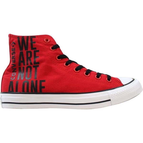 red and black chuck taylors