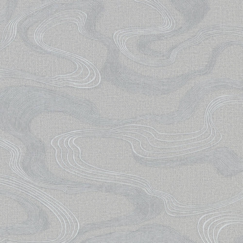 Galerie Wallcoverings Kumano Textured Abstract Flow Design Vinyl on Non-woven Pearlescent Wallpaper Roll