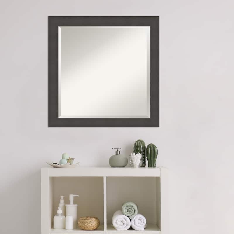 Blaine Narrow Beveled Framed Bathroom Vanity Wall Mirror