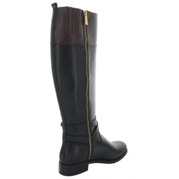 michael kors riding boots two tone