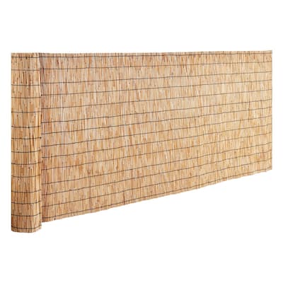 Natural Reed Backyard Landscaping Privacy Blind Fencing Screen Ideal for Outdoor Use - 13.3 ft x 3.3 ft