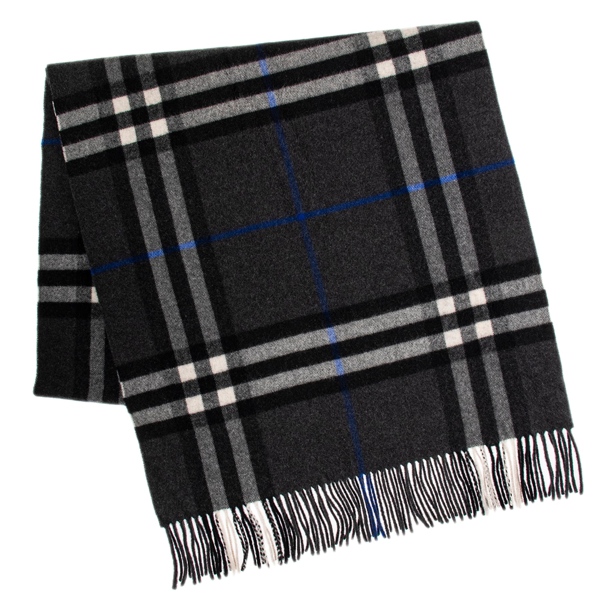 Burberry Check Oversized Cashmere Scarf - Overstock - 43097750