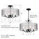 preview thumbnail 5 of 4, Minka Lavery Laurel Estate 4 Light Semi Flush Mount