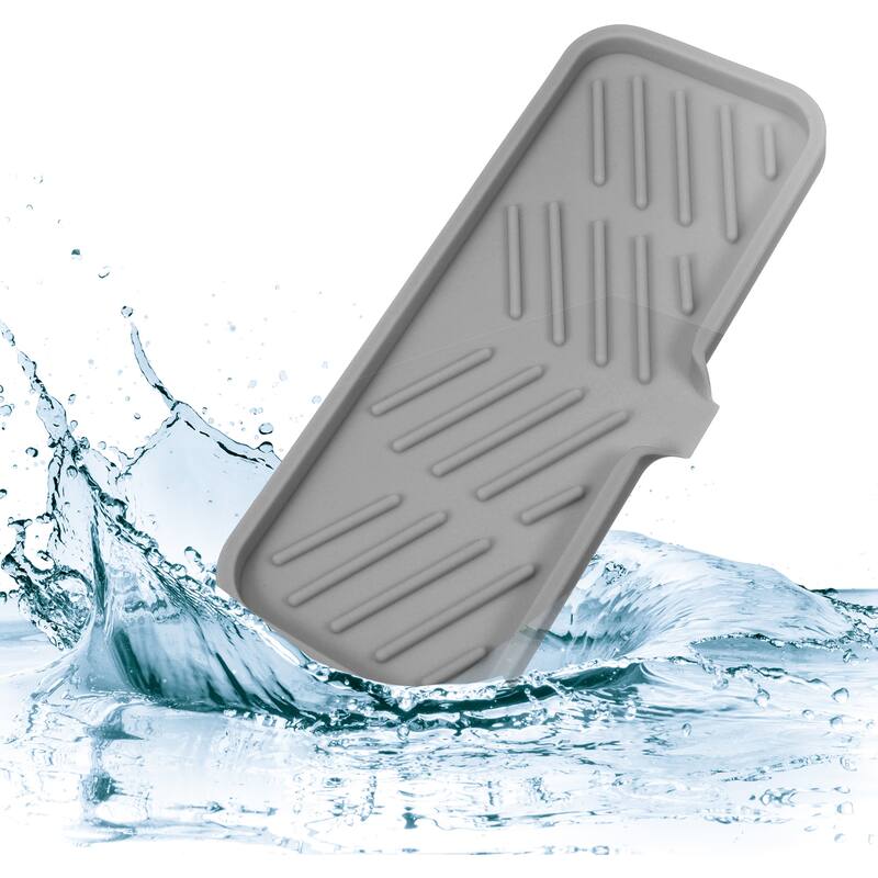 Soap Dish Keep Soap Dry for Home Bathroom Kitchen Silicone