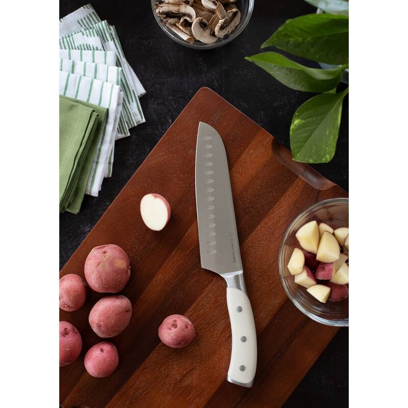Dura Living Elite 7-inch Santoku Knife - Forged German Steel Kitchen Knife