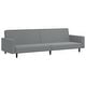preview thumbnail 21 of 25, vidaXL 2-Seater Sofa Bed Velvet