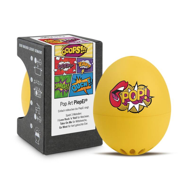 BrainStream Pop Art BeepEgg - Yellow