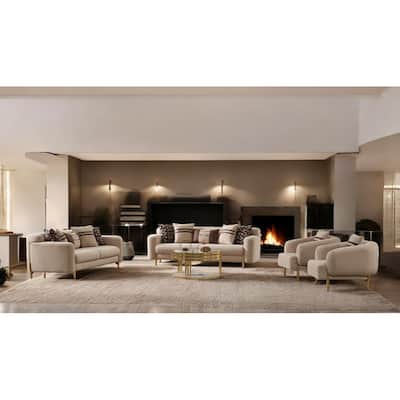 Maria 4 Pieces Living Room Sets 2 Sofa 2 Chair