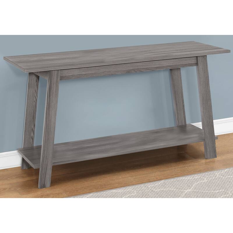 42" TV Stand with Open Shelf and Storage, Contemporary Wood Look Entertainment Console for Living Room & Bedroom