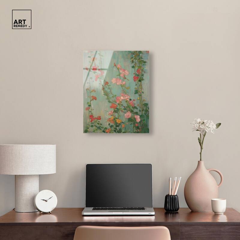 String of Colors II Acrylic by Art Remedy, Ready to Hang