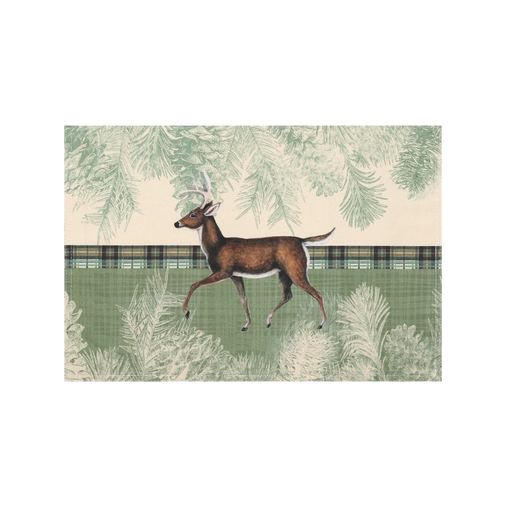 Laural Home Woodland Forest Placemat Set of 4 - 13" x 19"