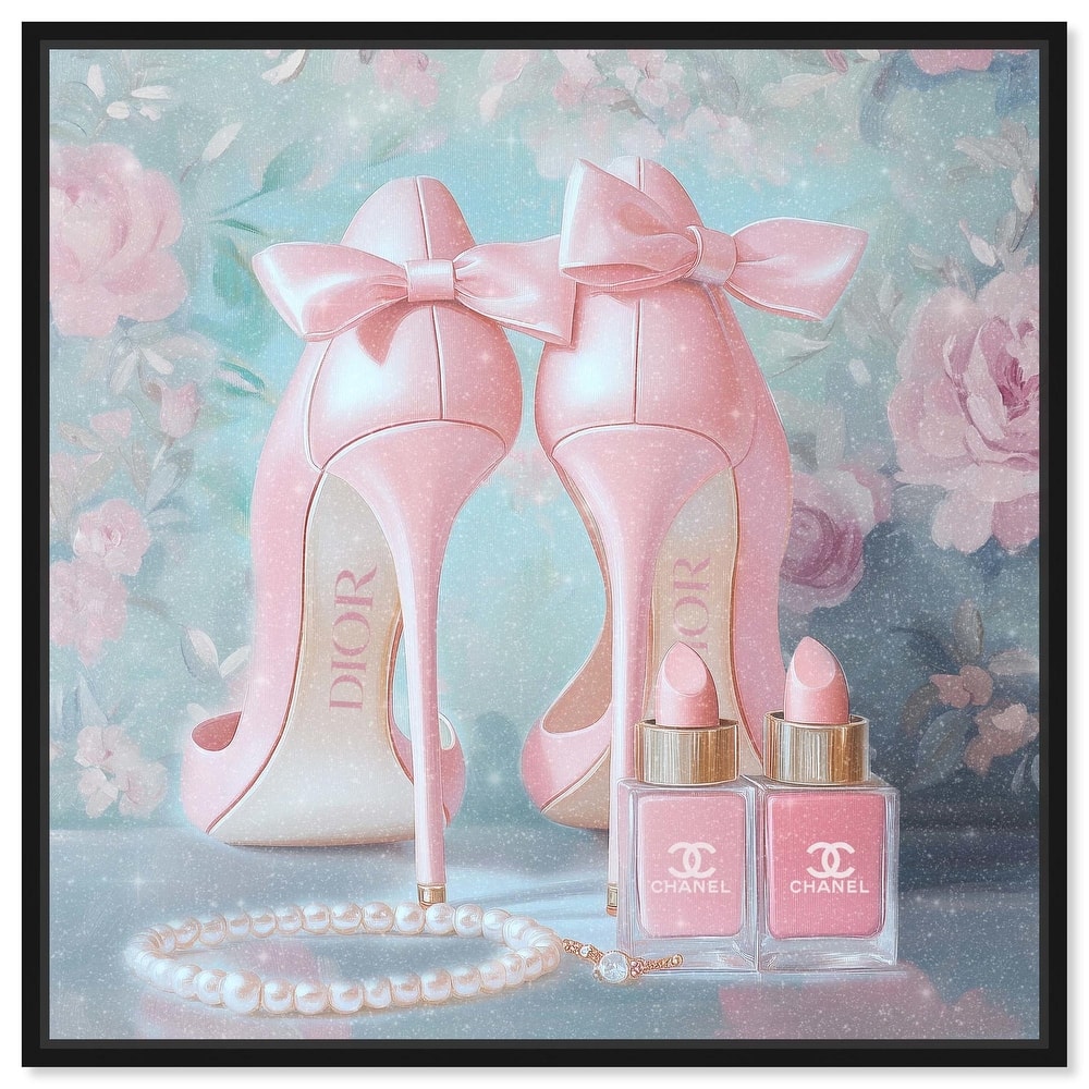 Love Dainty Heels Canvas by Art Remedy
