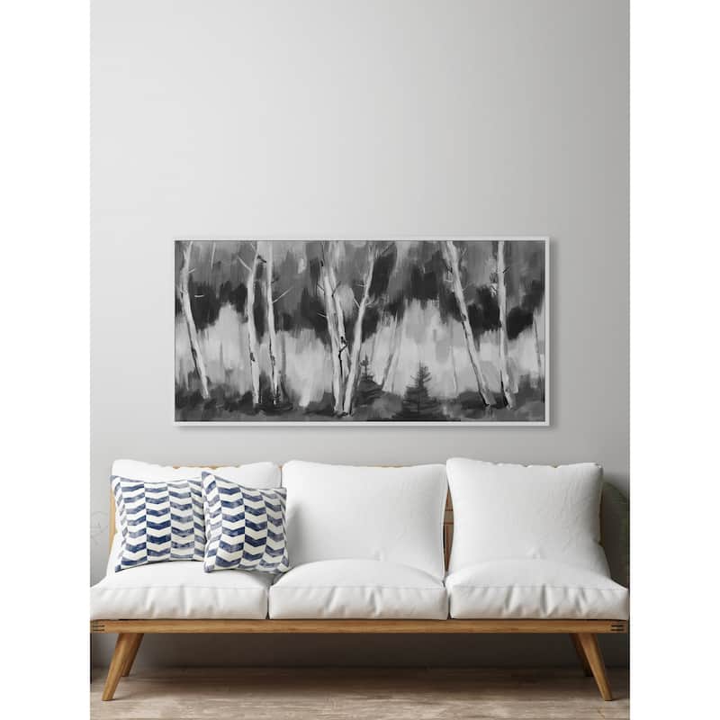 Mighty Trees Floater Framed Print on Canvas