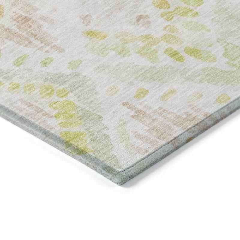 HomeRoots Geometric Transitional Rectangle Outdoor Rug
