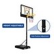preview thumbnail 3 of 10, Moasis Outdoor Portable Basketball Hoop and Base Stand Adjustable 4.4-10ft Height