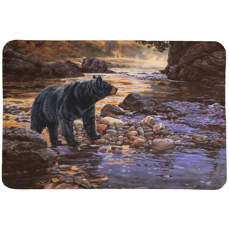 Shallow Crossing Memory Foam Rug