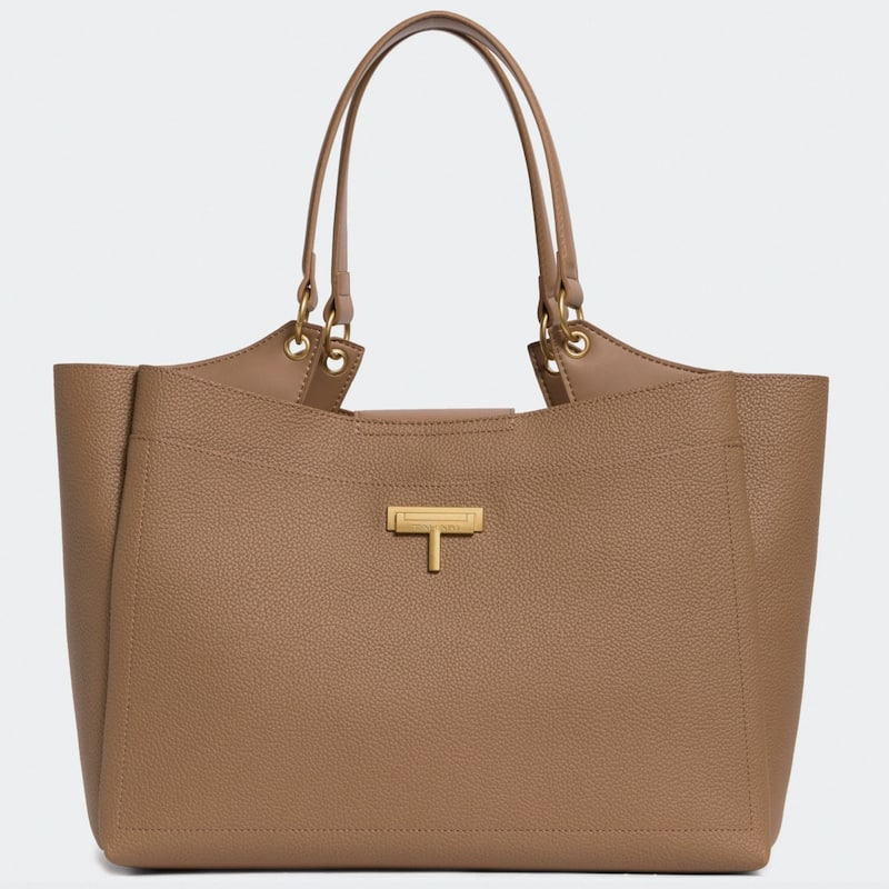 T Tahari Beekman Tote Bag - Café Pebble