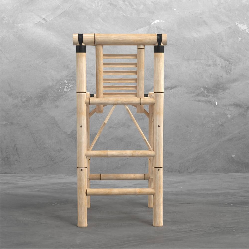 RAM Game Room Bamboo Tiki Barstool Set