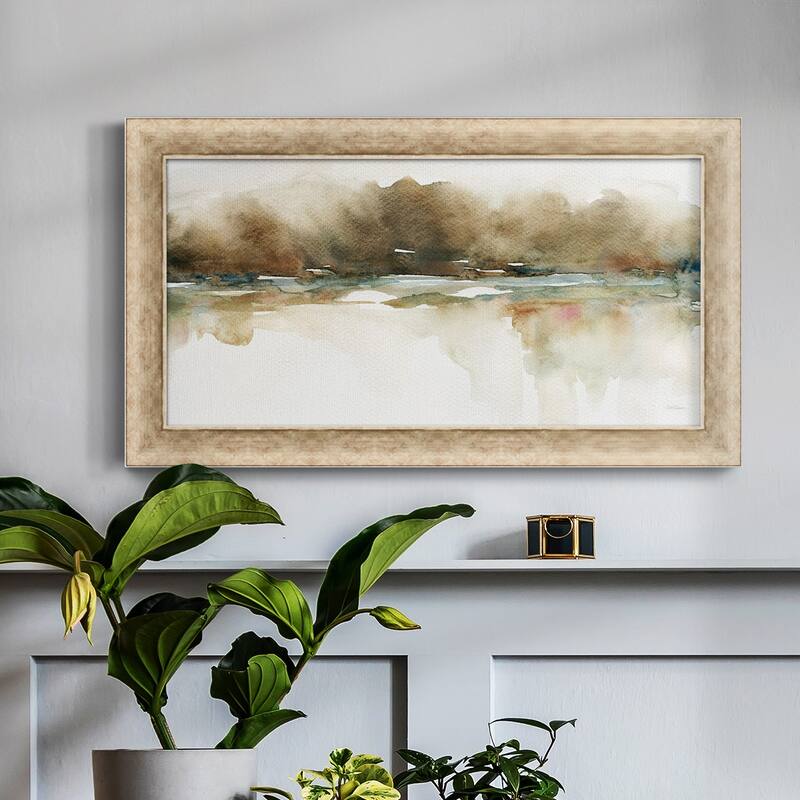 Softer Reflections Premium Framed Canvas- Ready to Hang