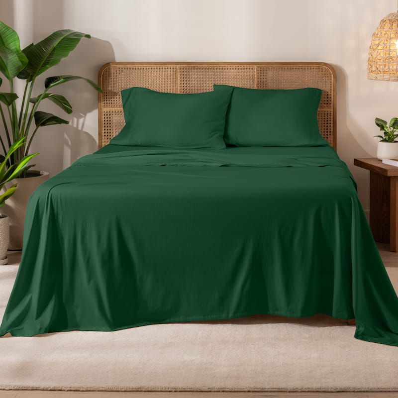 Bare Home Organic Cotton Jersey Sheet Set