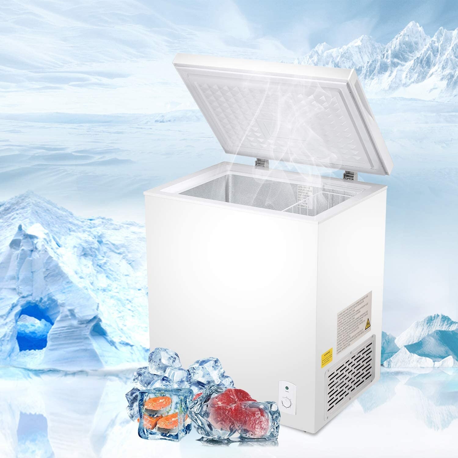 【公式】フジのお歳暮・冬ギフト - WEBカタログ掲載中 5.0 - Compact Freezer Chest Cu.ft Spare Freezer Deep Small 冷蔵庫・冷凍庫