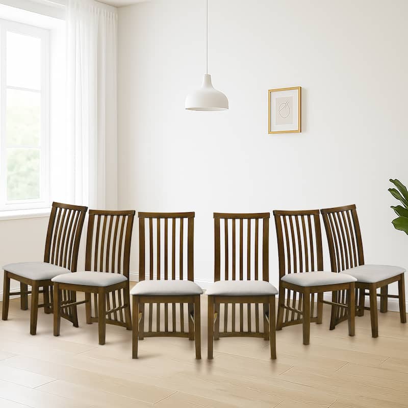 Osaka 7-Piece Dining Table and Chair - 60045- 6 Chairs Only - Brown