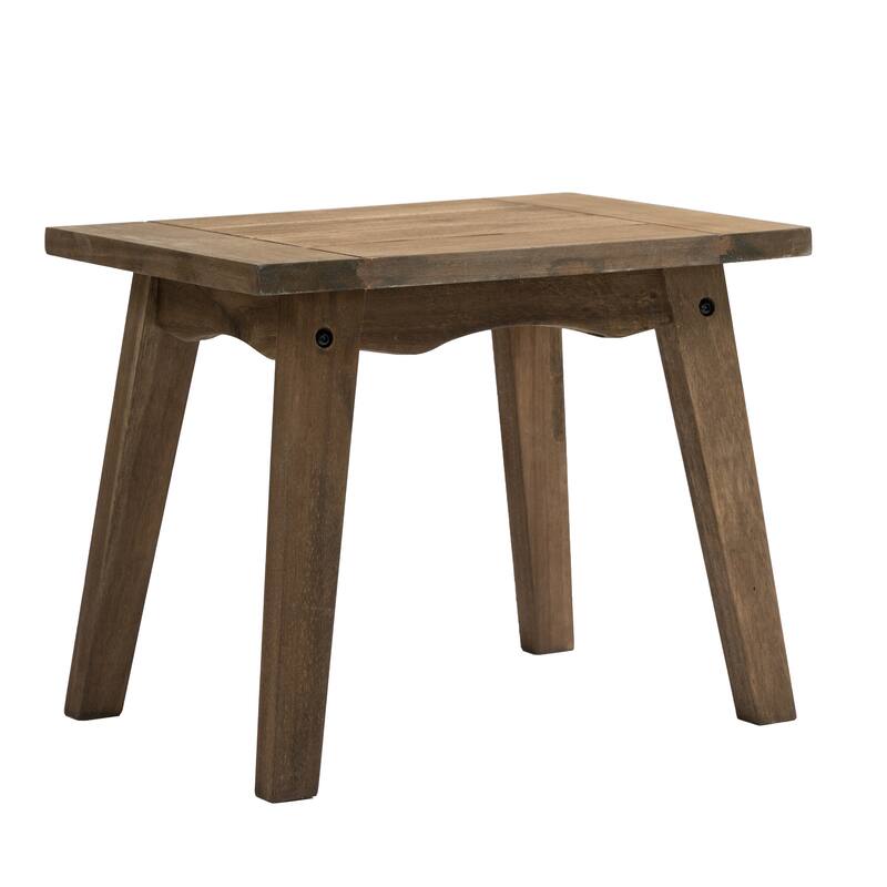 Sectional Wood Furniture 2 Seat Armless Patio Sofa