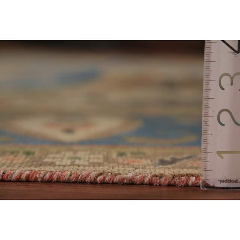 Traditional / Medallion Tabriz Persian Rug Hand-Knotted Wool Carpet - 9'3"x 12'11"