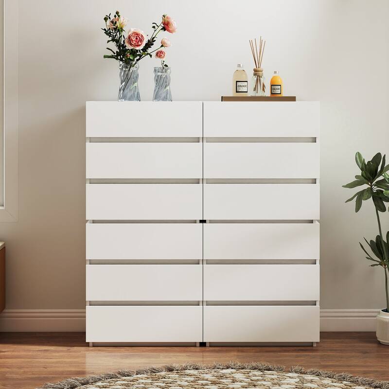 23.62"W Wood 2-Drawer Nightstand