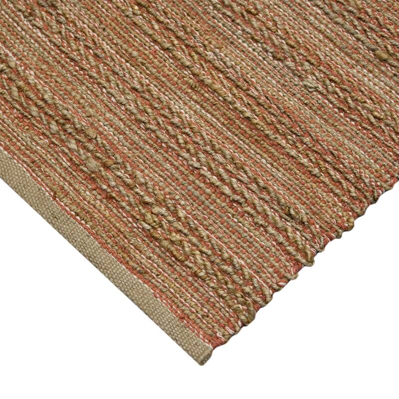 HomeRoots Striped Lodge Rectangle Area Rug