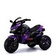 preview thumbnail 18 of 23, Kids Ride-On Motorcycle 3-Wheels Battery Powered Motorbike Rechargeable 12 V Kids Ride On Toy With PU Seat Training Wheels Purple