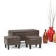 preview thumbnail 10 of 66, WYNDENHALL Lancaster 44 inch Wide Contemporary Rectangle Storage Ottoman