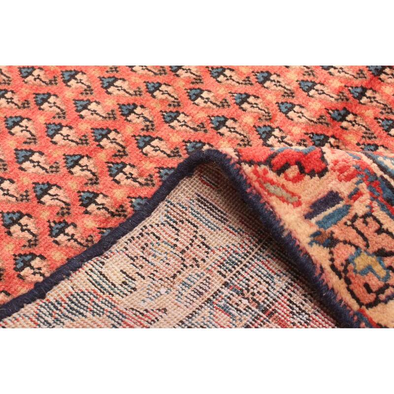 ECARPETGALLERY Hand-knotted Andelz Red Wool Rug - 3'3 x 4'6