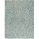 preview thumbnail 11 of 32, SAFAVIEH Handmade Ikat Madyson Wool Rug 8' x 10' - Ivory/Sea Blue - Rectangle
