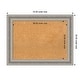preview thumbnail 45 of 54, Parlor Framed Cork Bulletin Memo Board