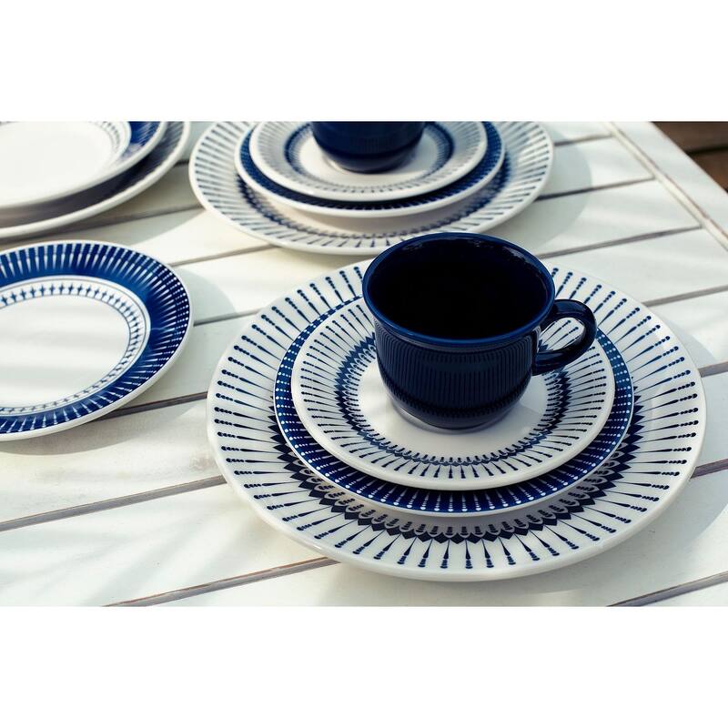 Manhattan Comfort 16 Piece Dinner Set Service for 4